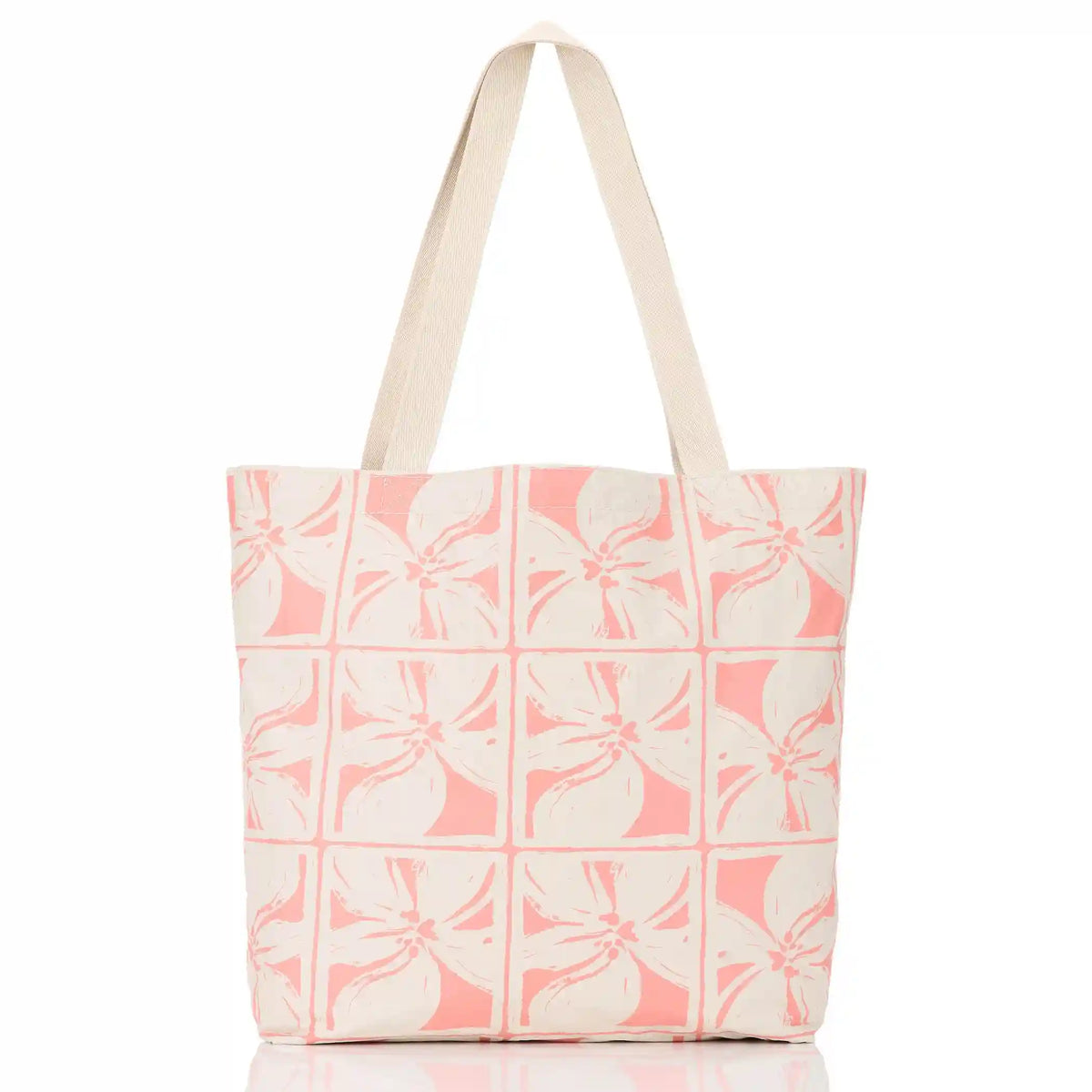 Lattice Reversible Tote in Sun Baked